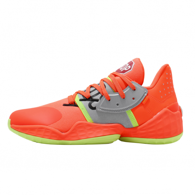 adidas Harden Vol 4 Playoffs Solar Orange FX2095 - KicksOnFire.com