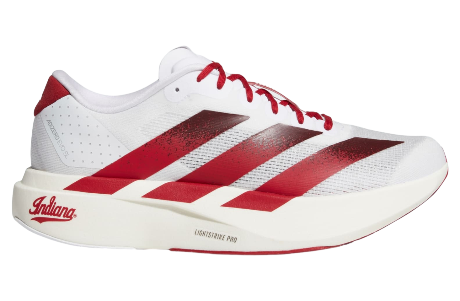 Adidas Indiana Hoosiers Adizero Evo SL Cloud White / Team Victory Red