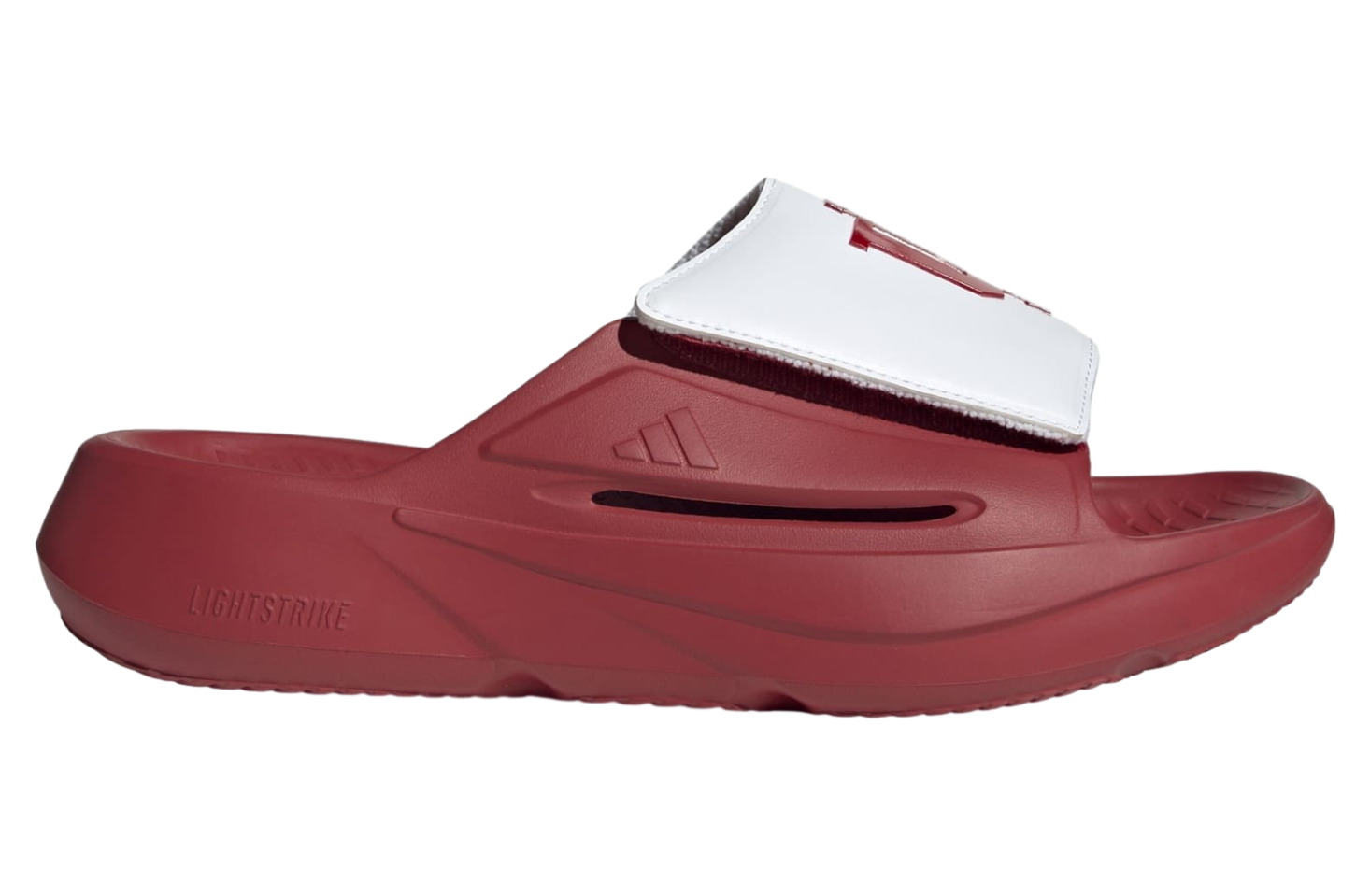 Adidas Indiana Hoosiers Lightblaze Slide Team Victory Red / Cloud White