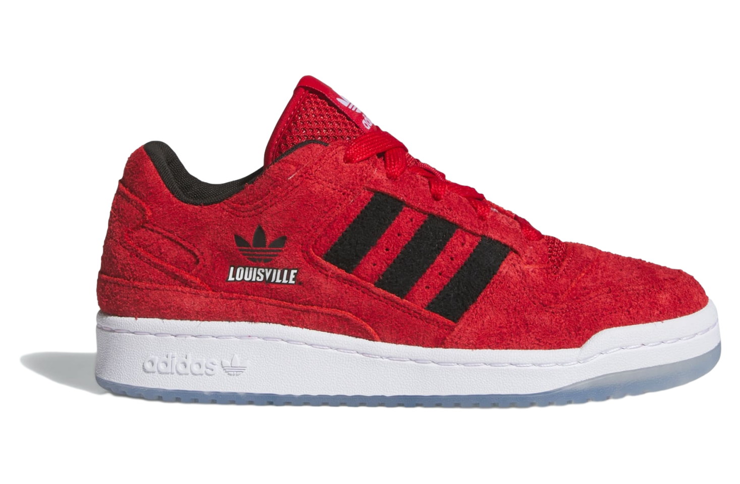 Adidas Louisville Cardinals Forum Low CL Core Black / Cloud White