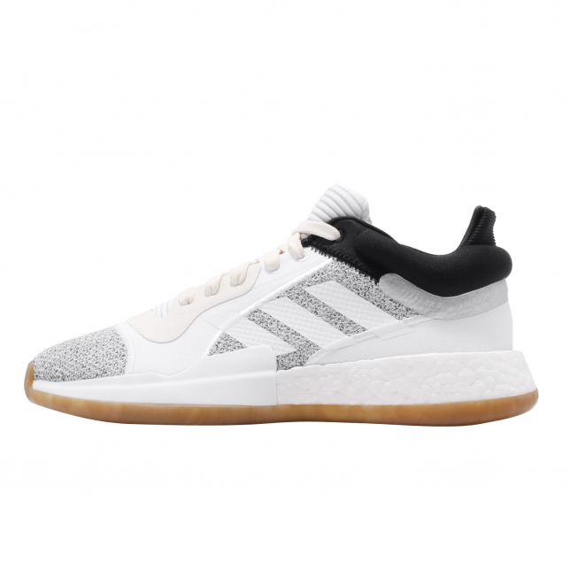 adidas Marquee Boost Low Off White Cloud White Core Black - Apr 2019 - D96933