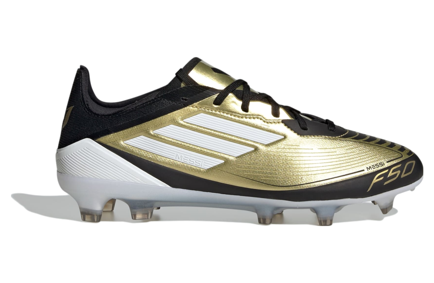 Adidas Messi F50 Pro FG Gold Metallic / Cloud White