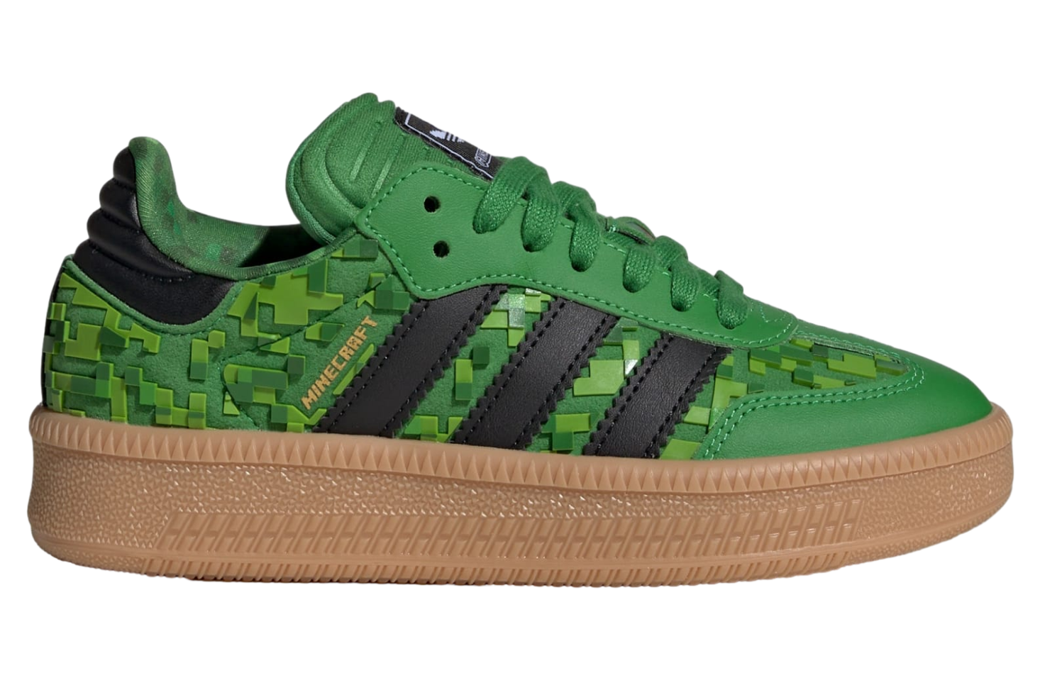 Adidas Minecraft Samba Xlg GS Green / Core Black