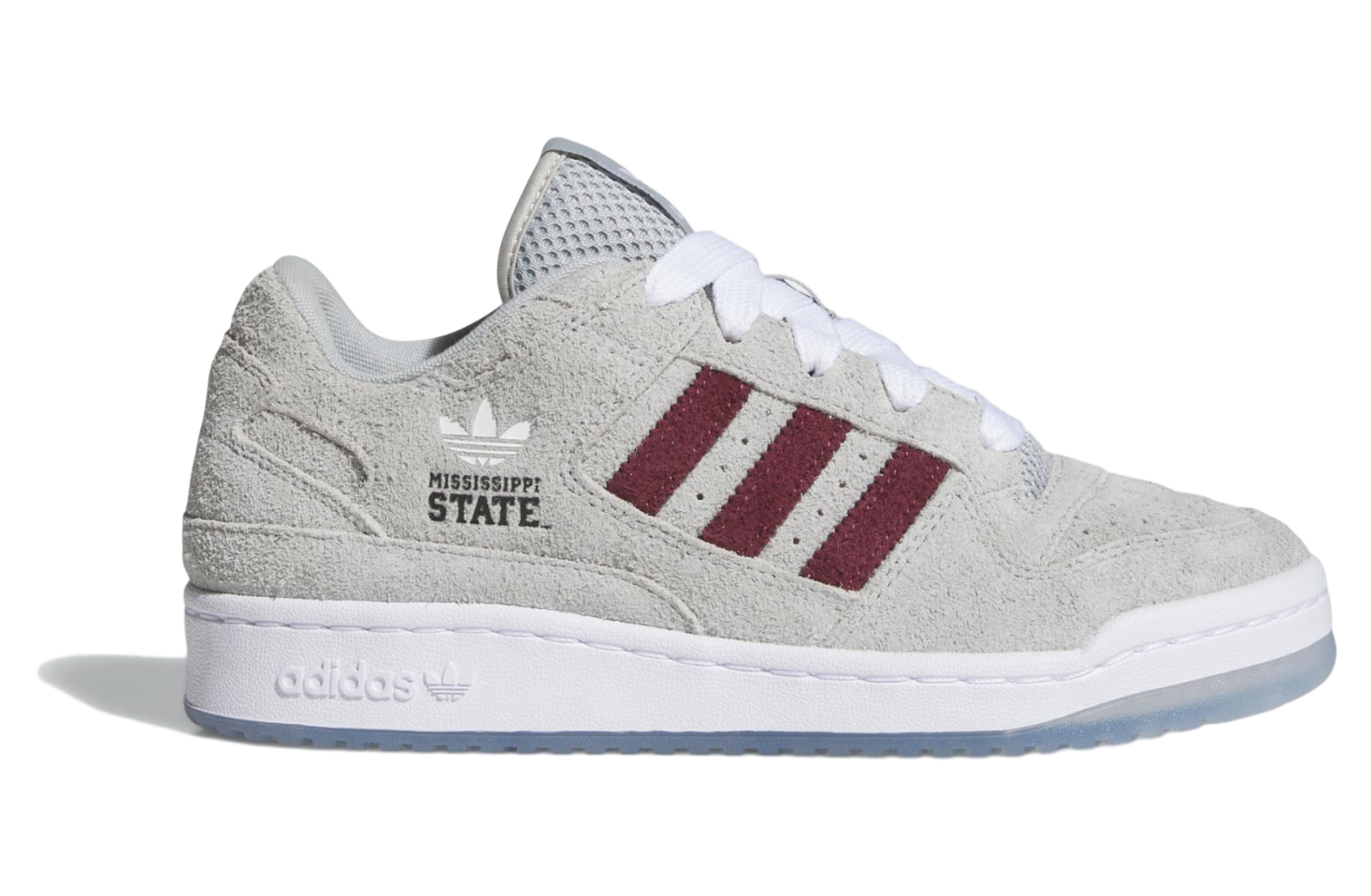 Adidas Mississippi State Bulldogs Forum Low CL Team Maroon / Stone