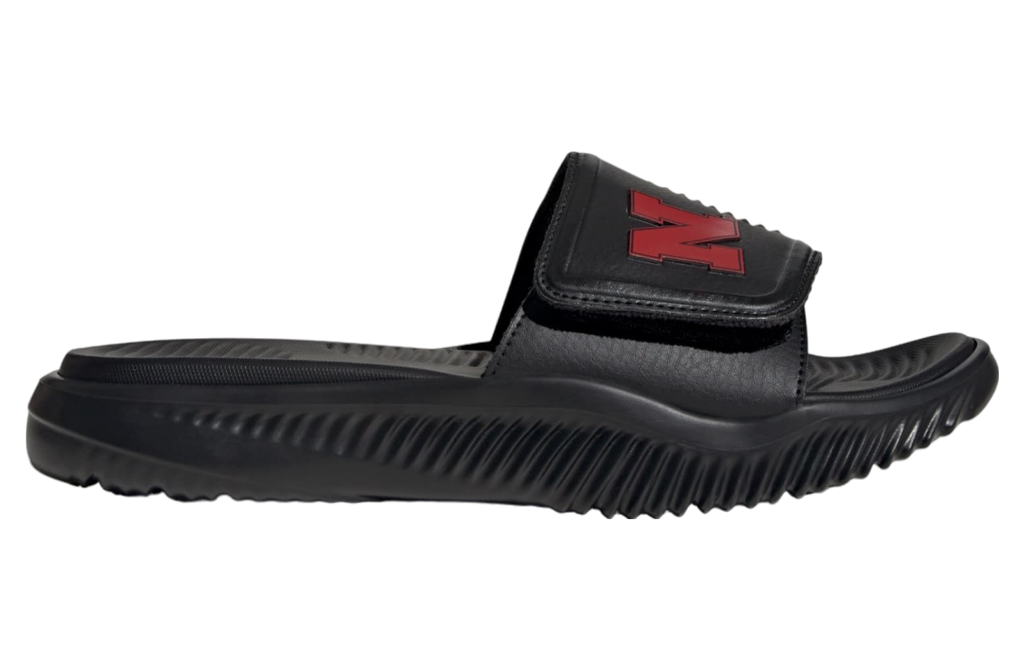 Adidas Nebraska Alphabounce Slide 2.0 WMNS Core Black / Team Power Red 2