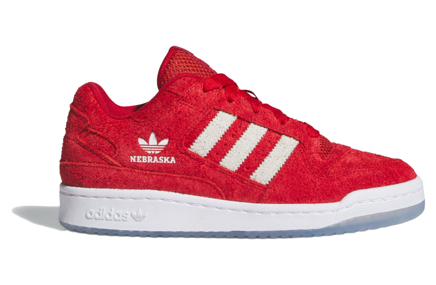 Adidas Nebraska Cornhuskers Forum Low Cl Team Power Red 2 / Cloud White