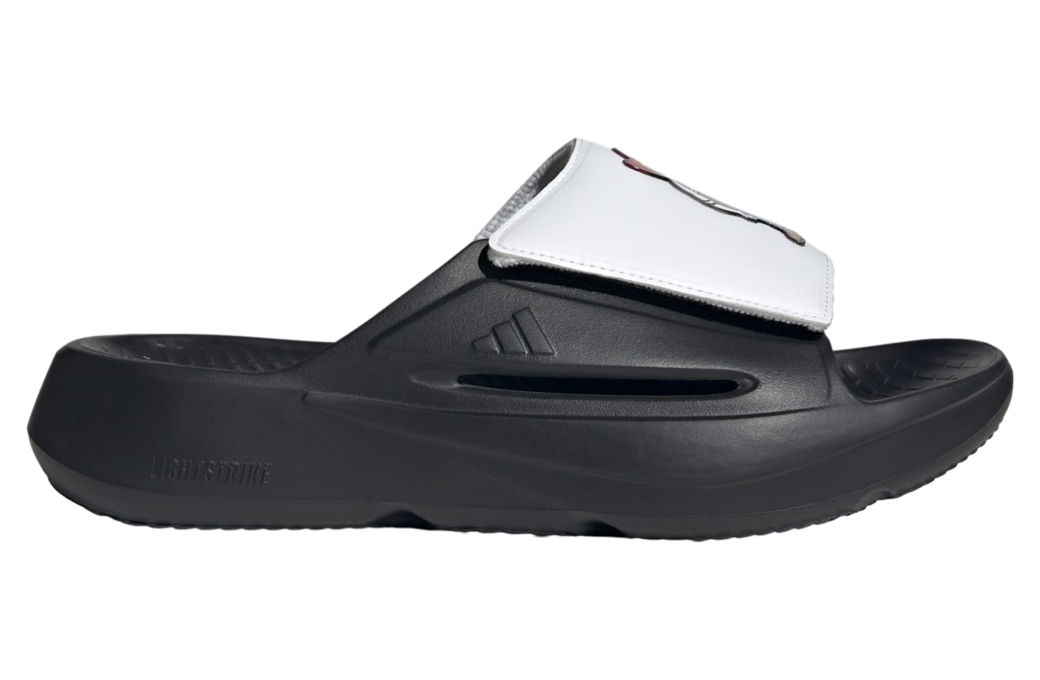 Adidas Nebraska Cornhuskers Lightblaze Slide Core Black / Team Power Red