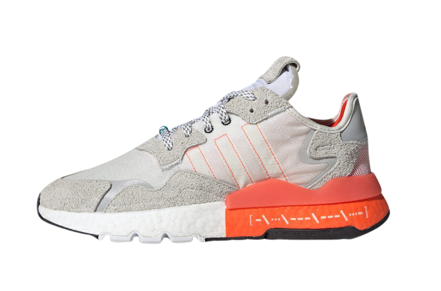 adidas Nite Jogger Cloud White Solar Red EH0249