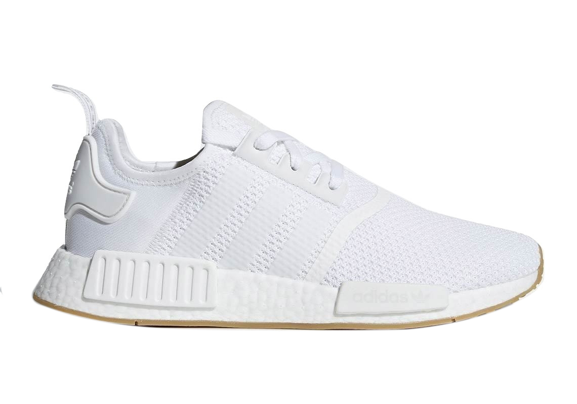 BUY Adidas NMD R1 Gum Sole Cloud White 