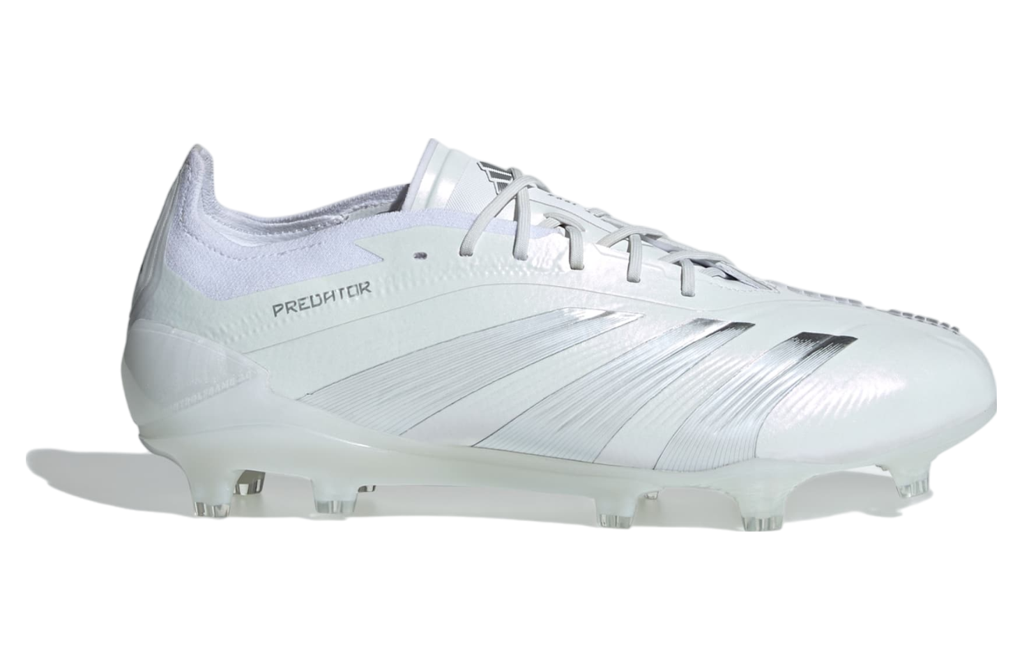 Adidas Predator 24 Elite Low FG Cloud White / Silver Metallic