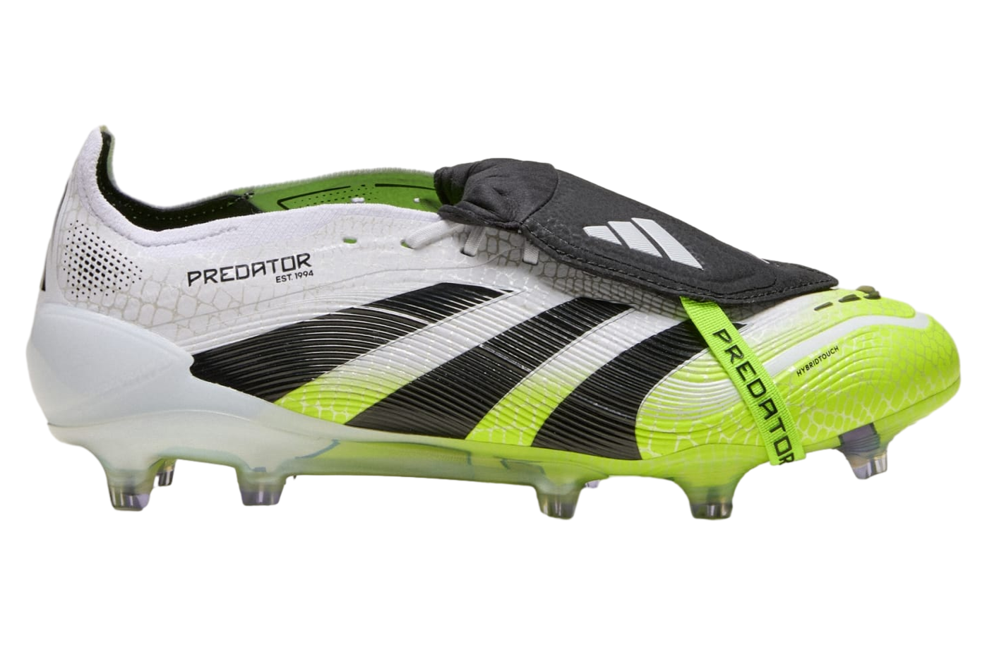 Adidas Predator Elite Fold-over Tongue Fg Cloud White / Core Black / Lucid Lemon
