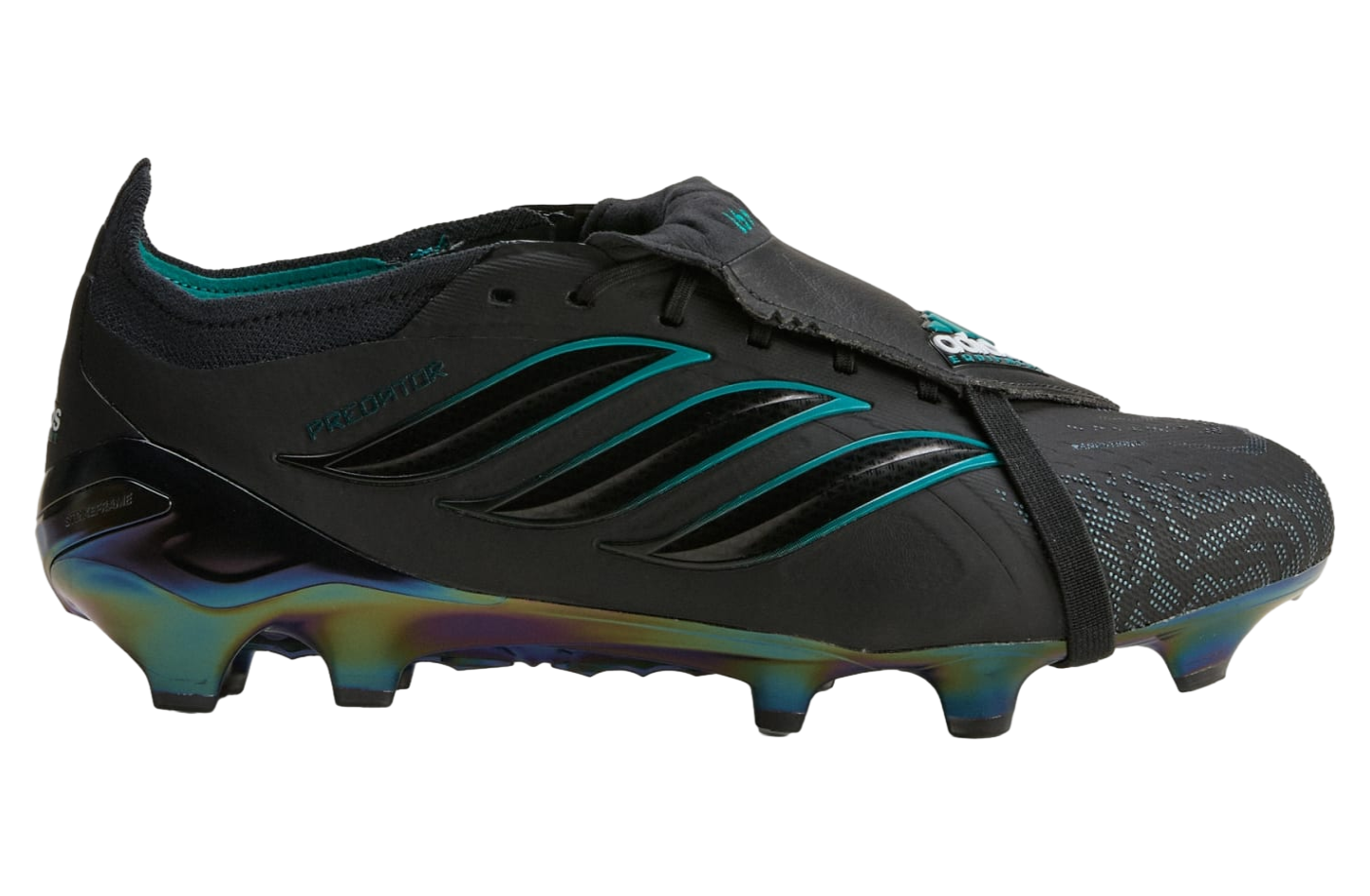 Adidas Predator Elite Fold-Over Tongue FG Core Black / Equipment Green