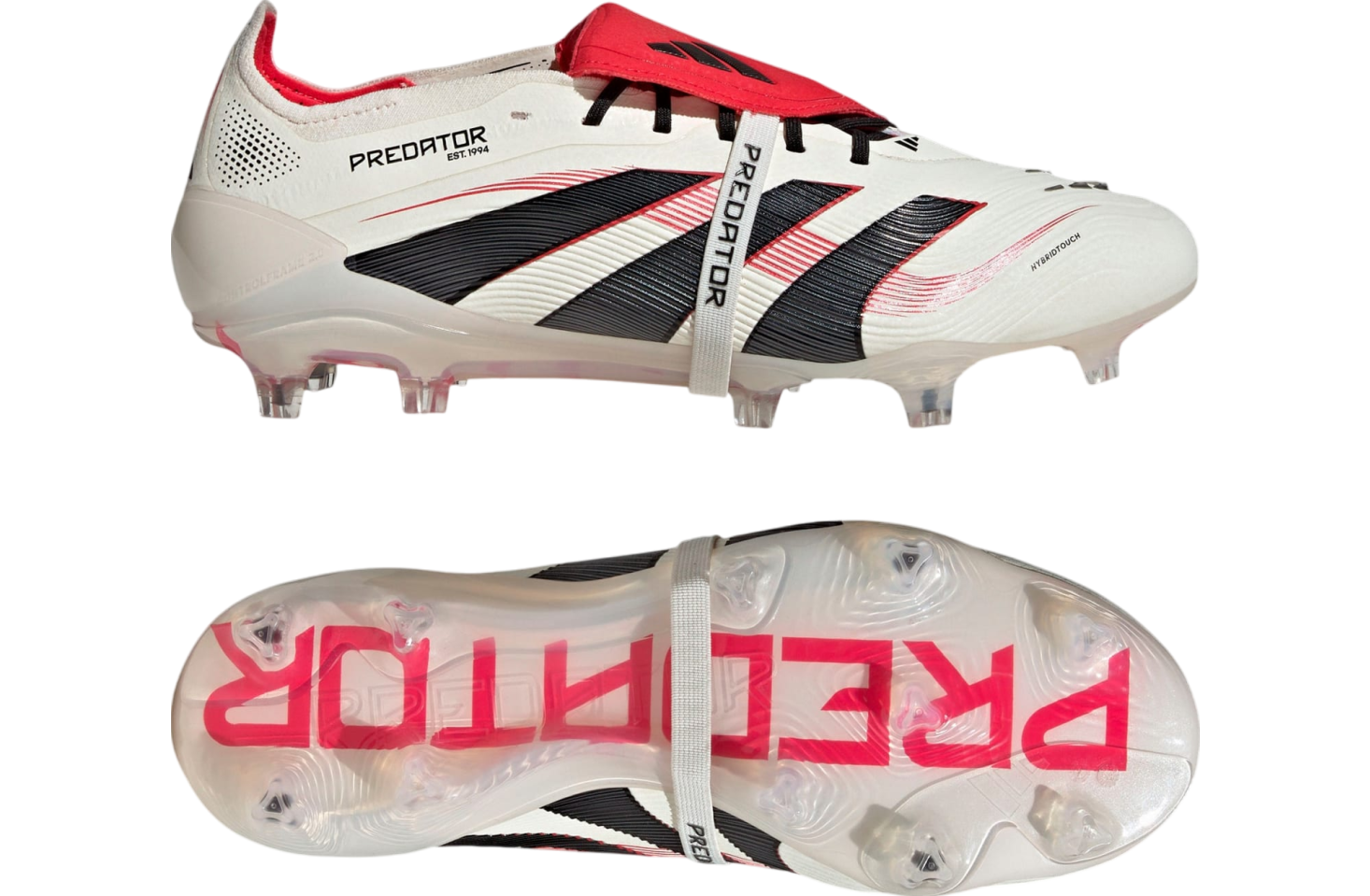 Adidas Predator Elite Fold-Over Tongue FG Off White / Core Black