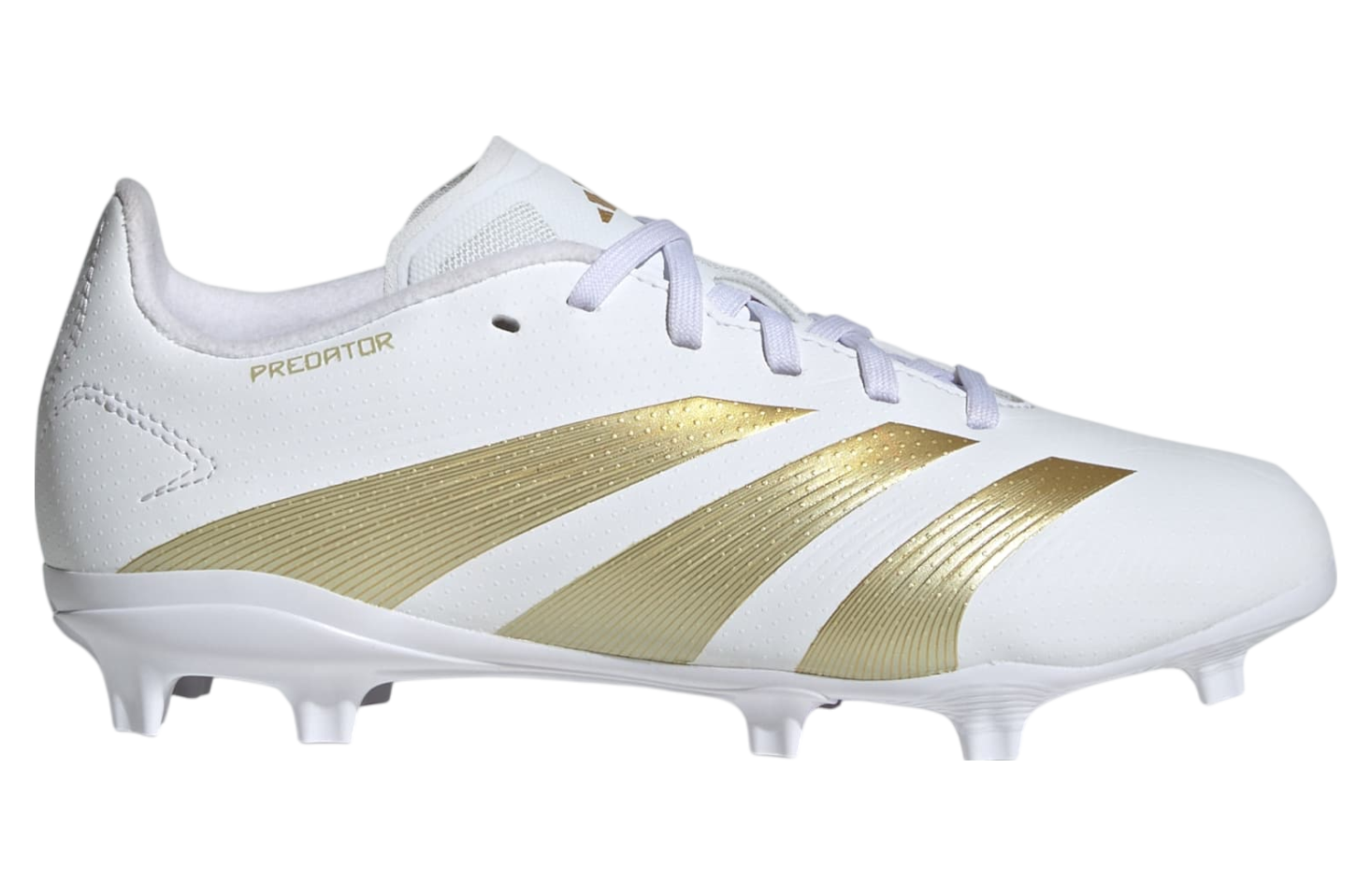 Adidas Predator League FG GS Cloud White Gold Metallic Jul 2024 IF6355 KicksOnFire