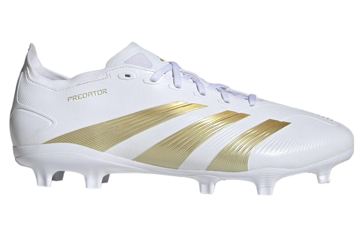 Adidas Predator League FG WMNS Cloud White Gold Metallic Aug 2024 IF6346 KicksOnFire