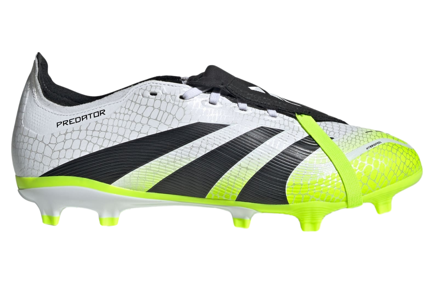 Adidas Predator League Fold-over Tongue Fg/mg Cloud White / Core Black / Lucid Lemon