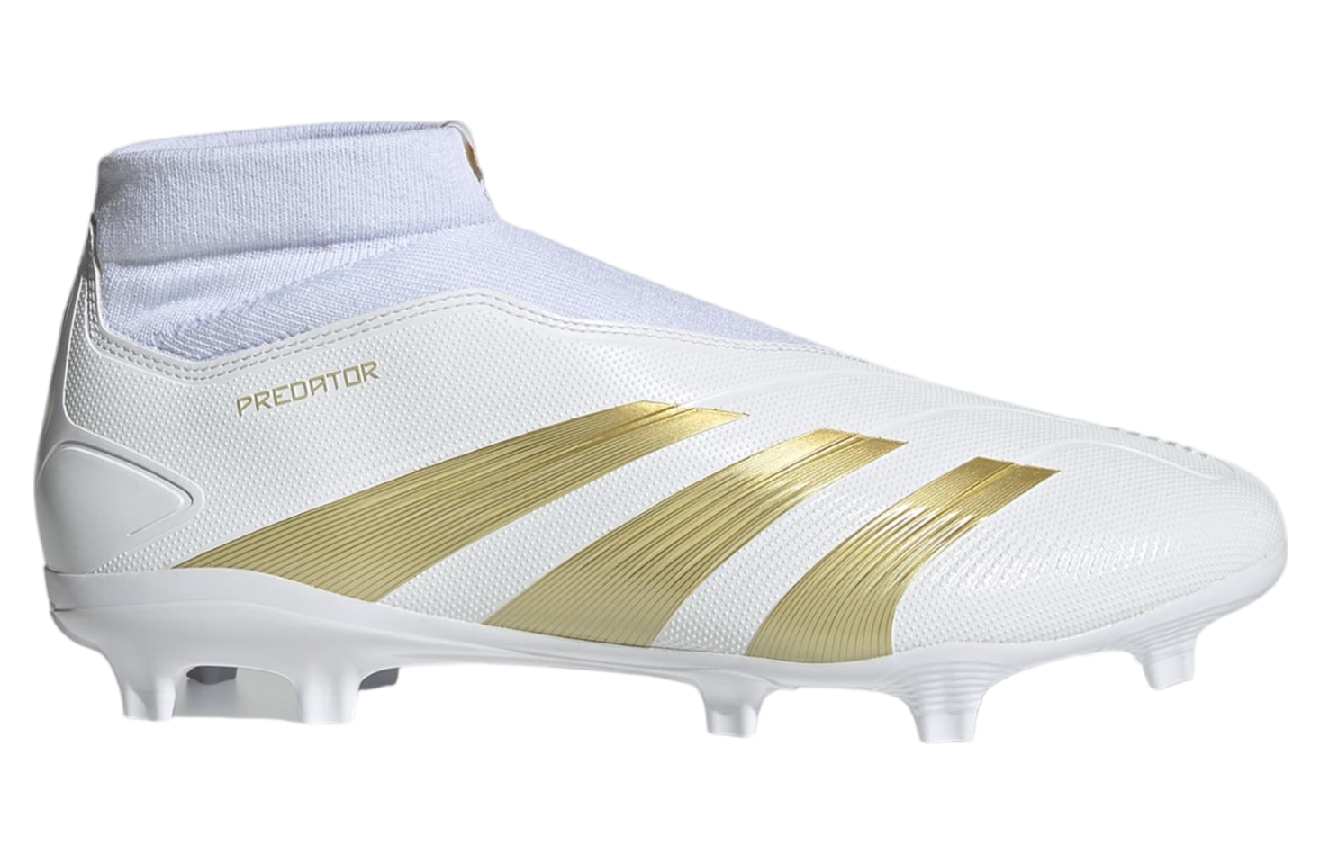 Adidas Predator League Laceless Fg Wmns Cloud White / Gold Metallic