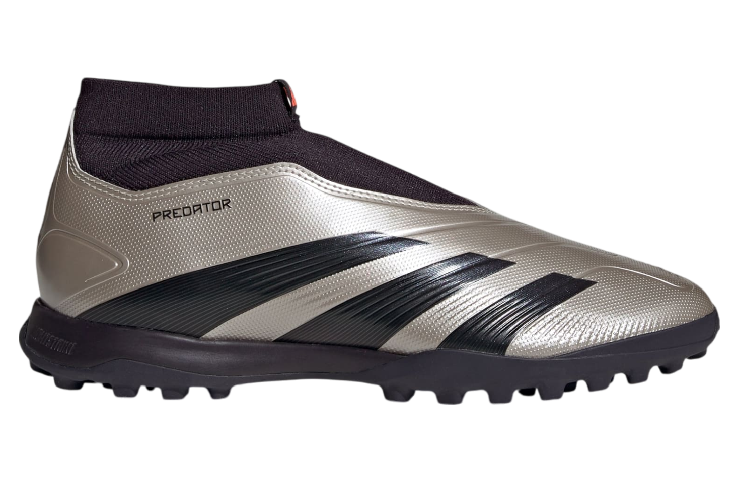 Adidas Predator League Laceless Turf Platinum Metallic / Aurora Black