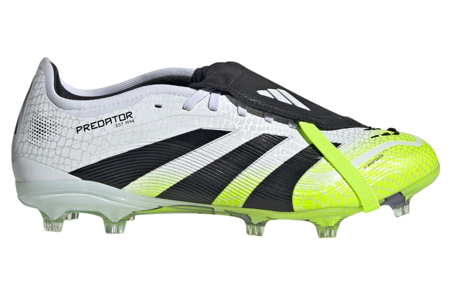 Adidas Predator Pro Fold-over Tongue Fg Cloud White / Core Black / Lucid Lemon