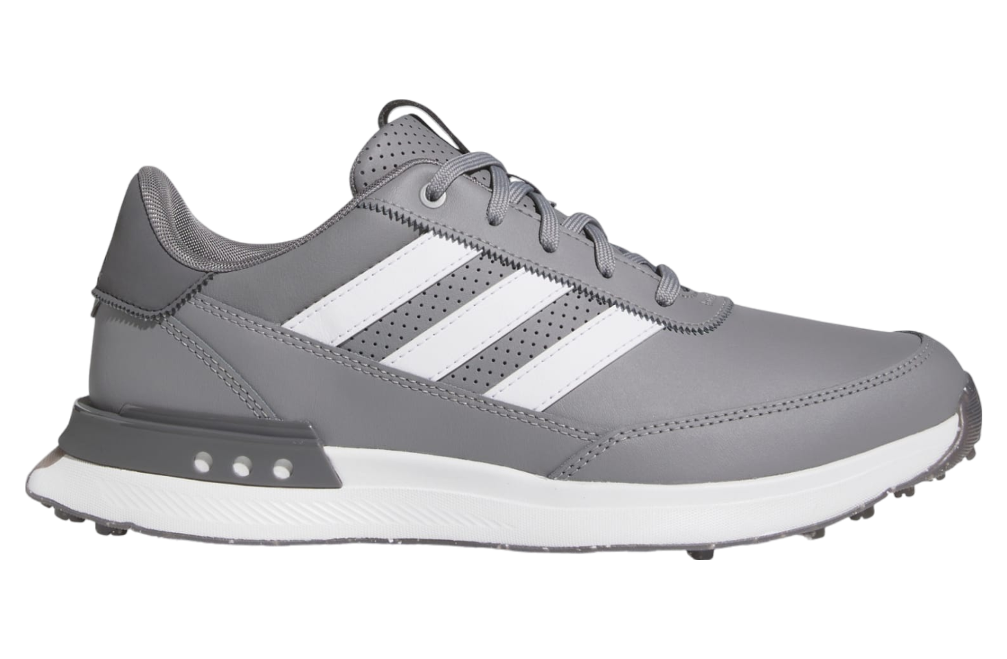 Adidas S2g 24 Leather Spikeless Golf Grey Three / Cloud White