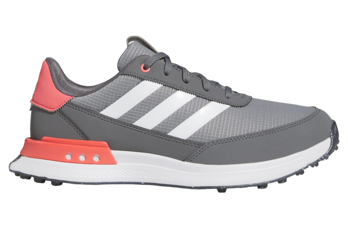 Adidas S2g Spikeless 24 Wide Golf Grey Three / Preloved Scarlet