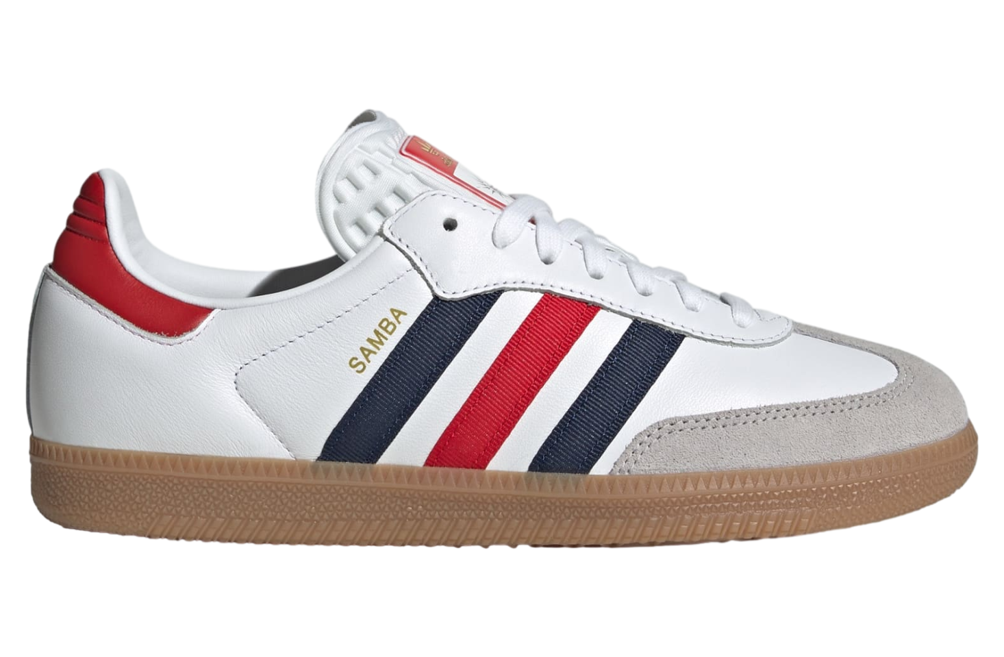 Adidas Samba OG Cloud White / Night Indigo / Better Scarlet