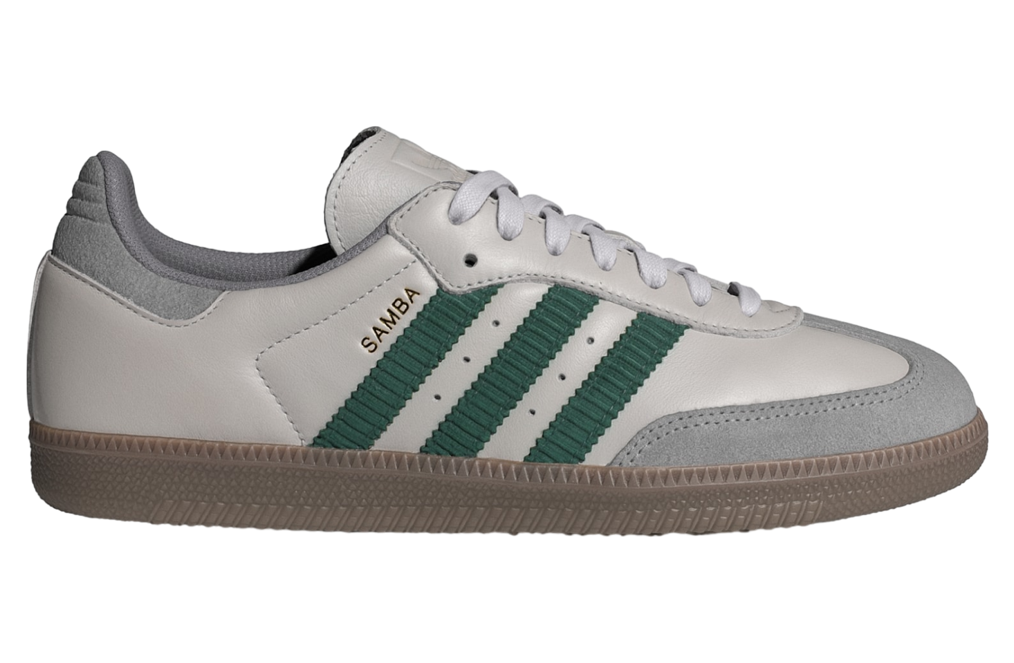 Adidas Samba OG Grey One / Collegiate Green