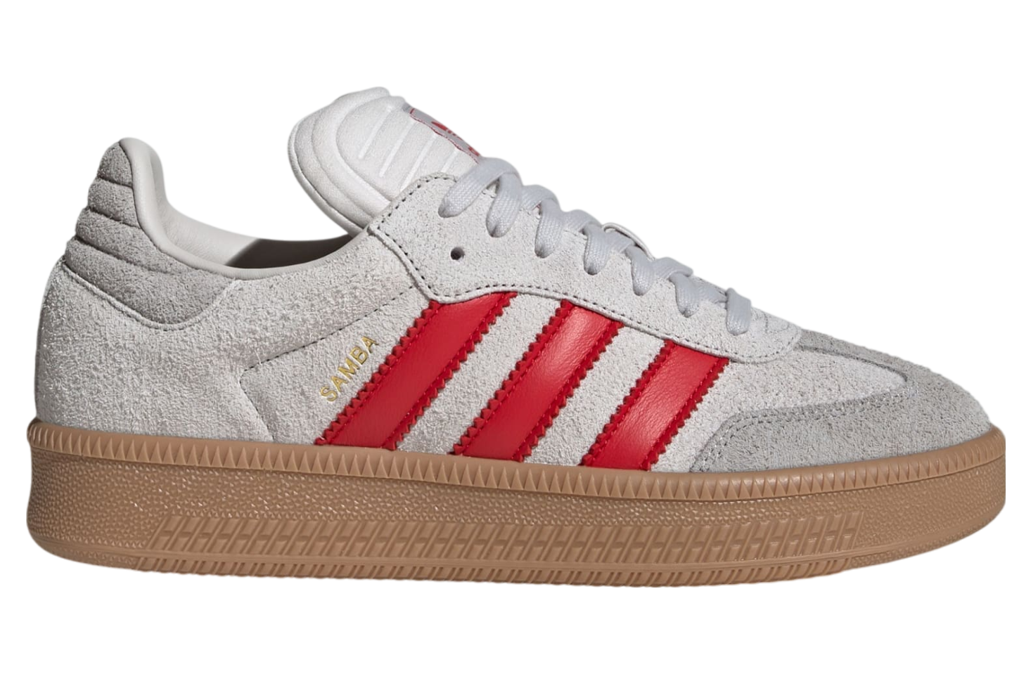 Adidas Samba Xlg Grey One / Better Scarlet