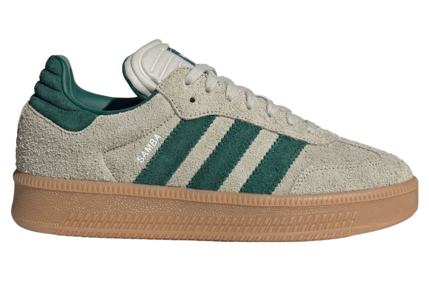 Adidas Samba Xlg Putty Grey / Collegiate Green