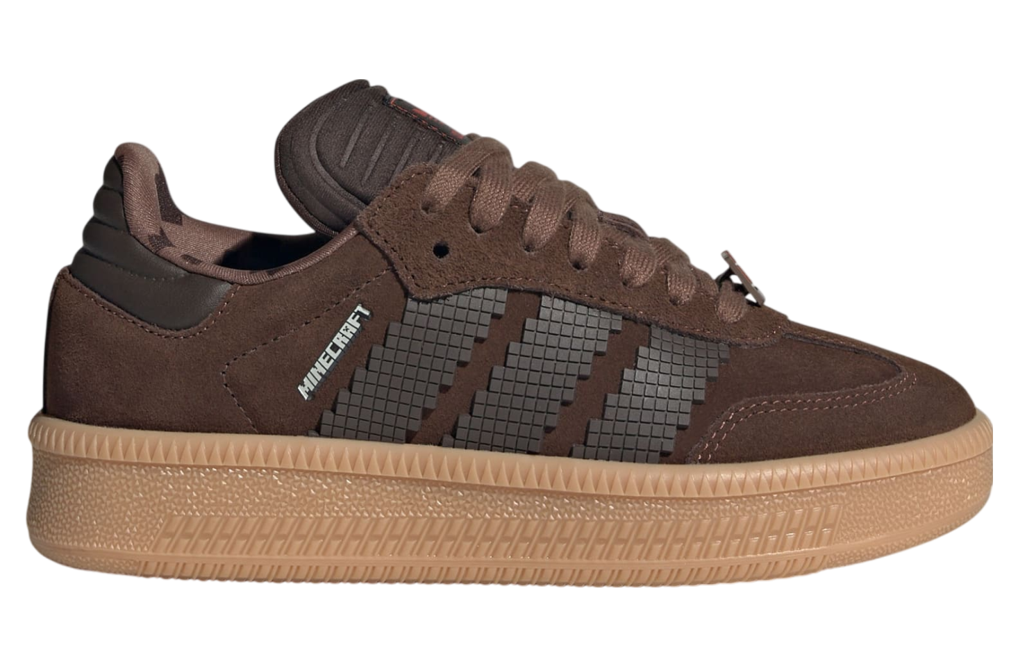 Adidas Samba Xlg X Minecraft GS Brown / Dark Brown