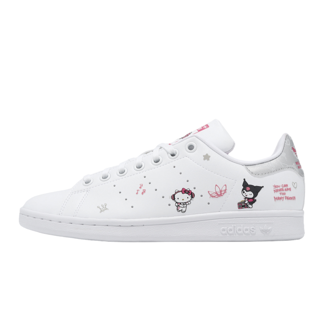 Adidas Stan Smith J White / Black / Pink - Dec 2023 - IG8407