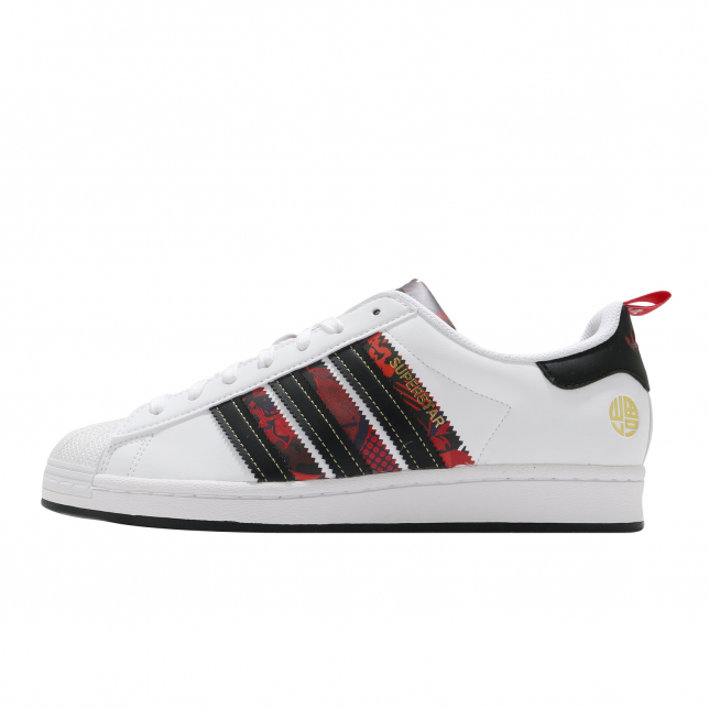 adidas Superstar Chinese New Year 2021 Cloud White Core Black Scarlet ...