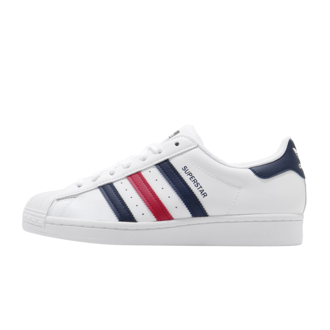 adidas Superstar Cloud White Scarlet