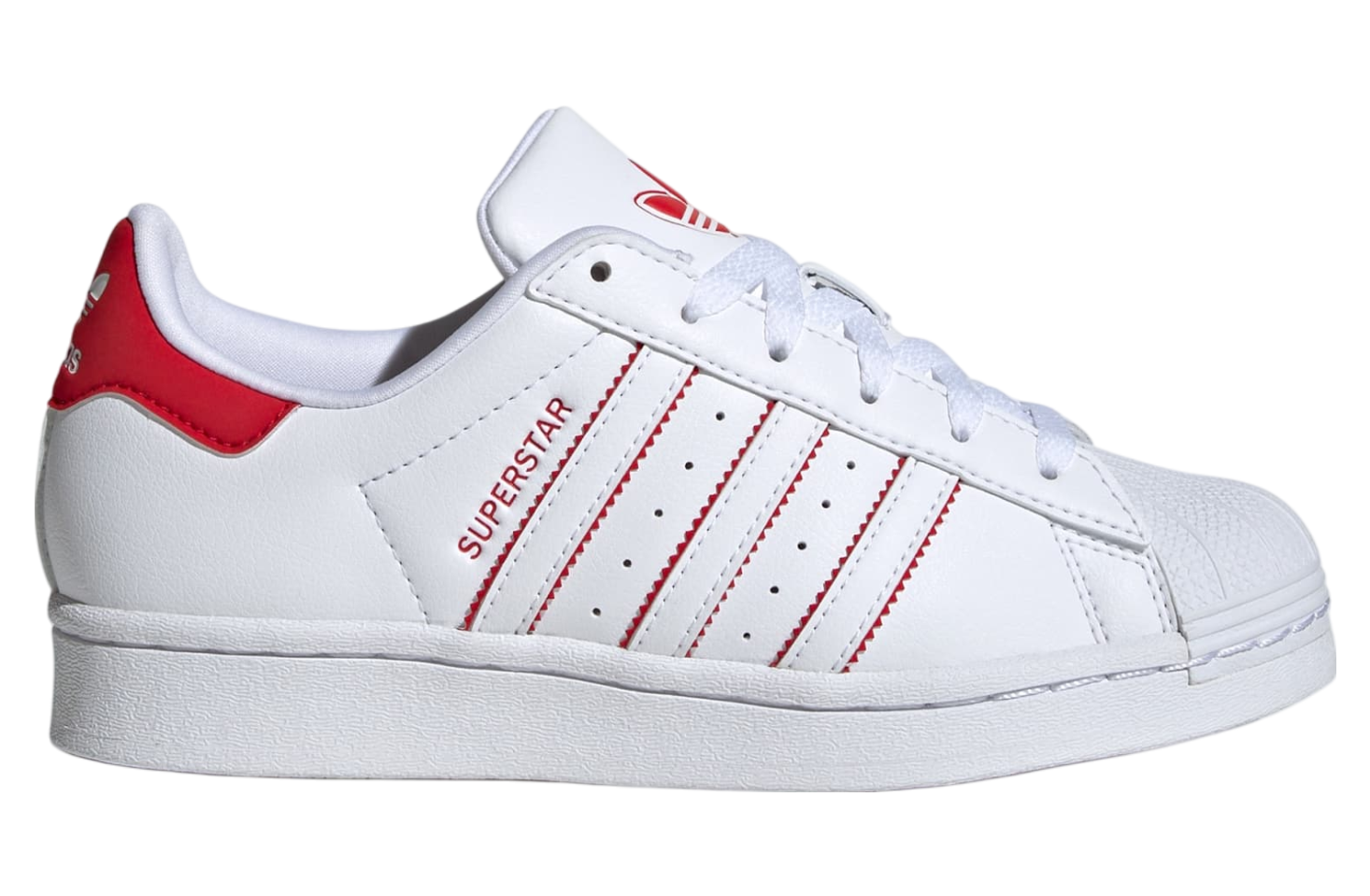 Adidas Superstar GS Cloud White / Better Scarlet