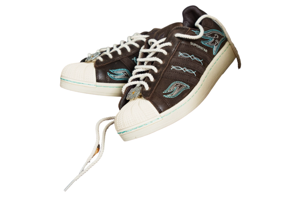 Adidas Superstar II Brown / Blue