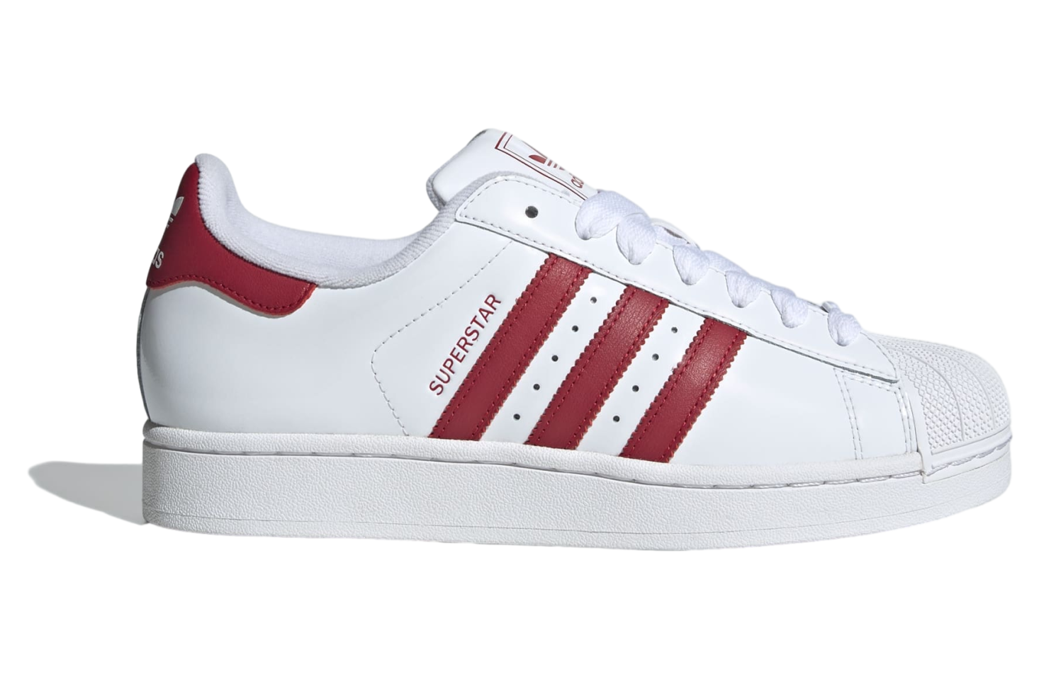Adidas Superstar II Cloud White / Team Victory Red