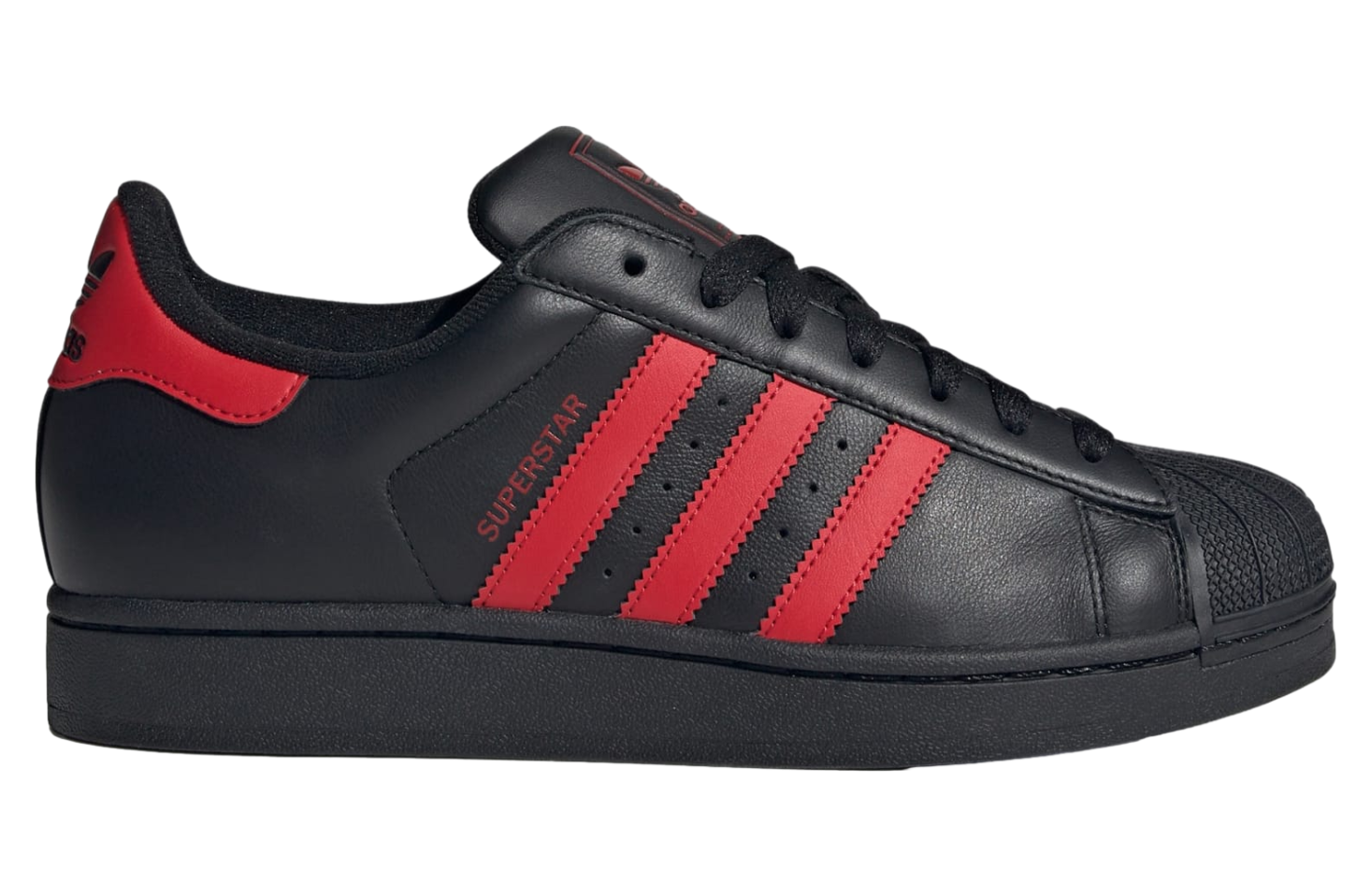Adidas Superstar II Core Black / Better Scarlet / Black