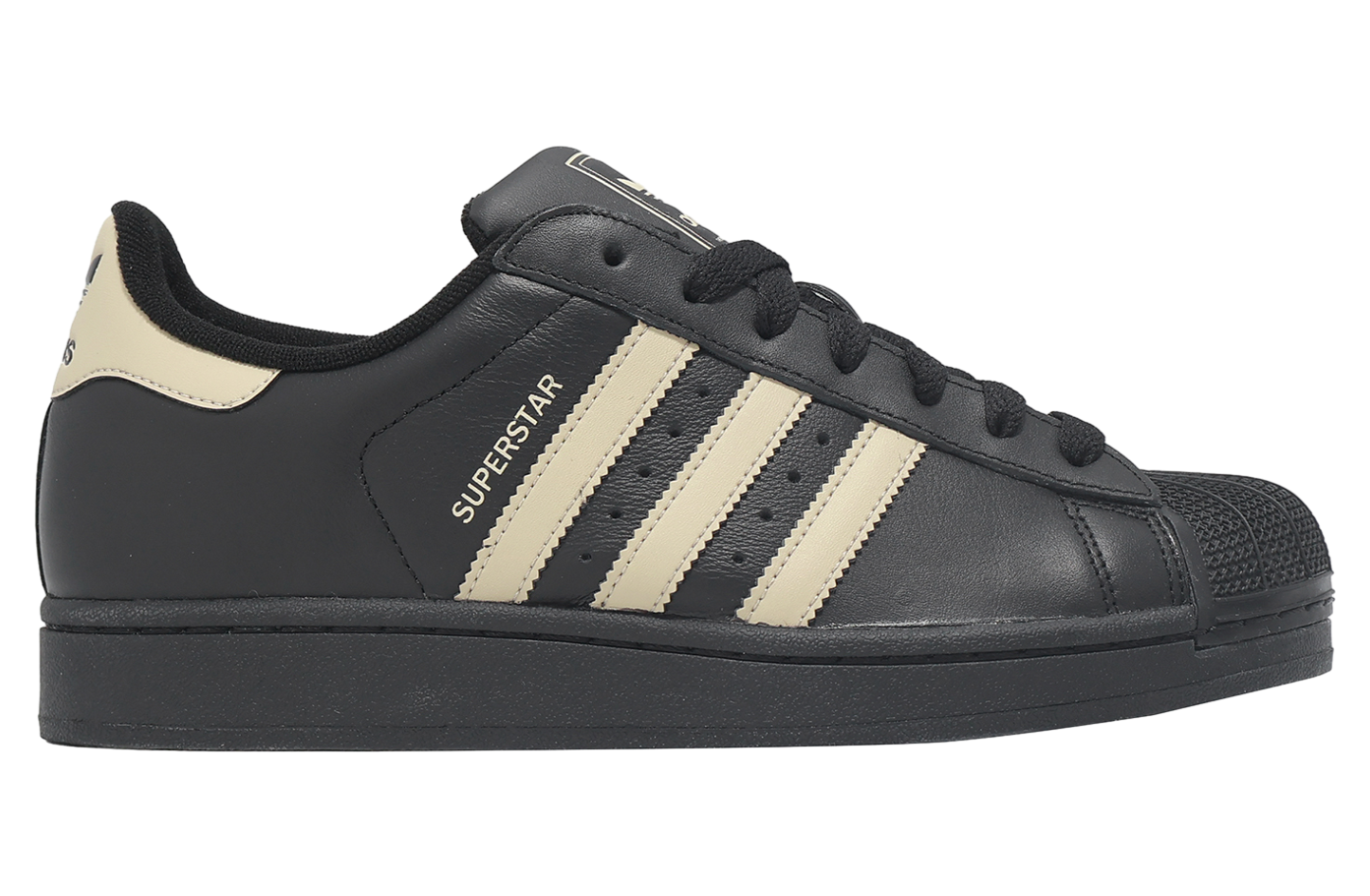 Adidas Superstar II Core Black / Stone Khaki