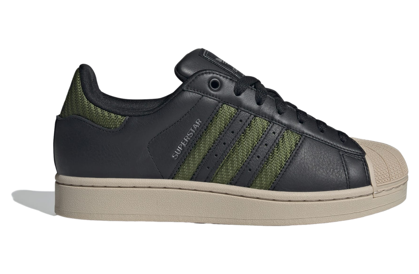 Adidas Superstar II Core Black / Tech Olive