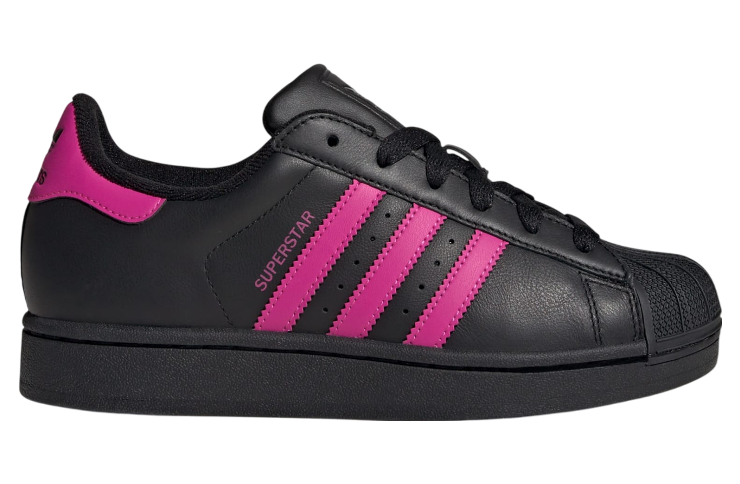 Adidas Superstar II WMNS Core Black / Semi Lucid Fuchsia