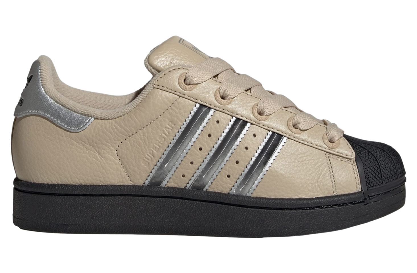 Adidas Superstar II WMNS Stone Khaki / Silver Metallic - Jul