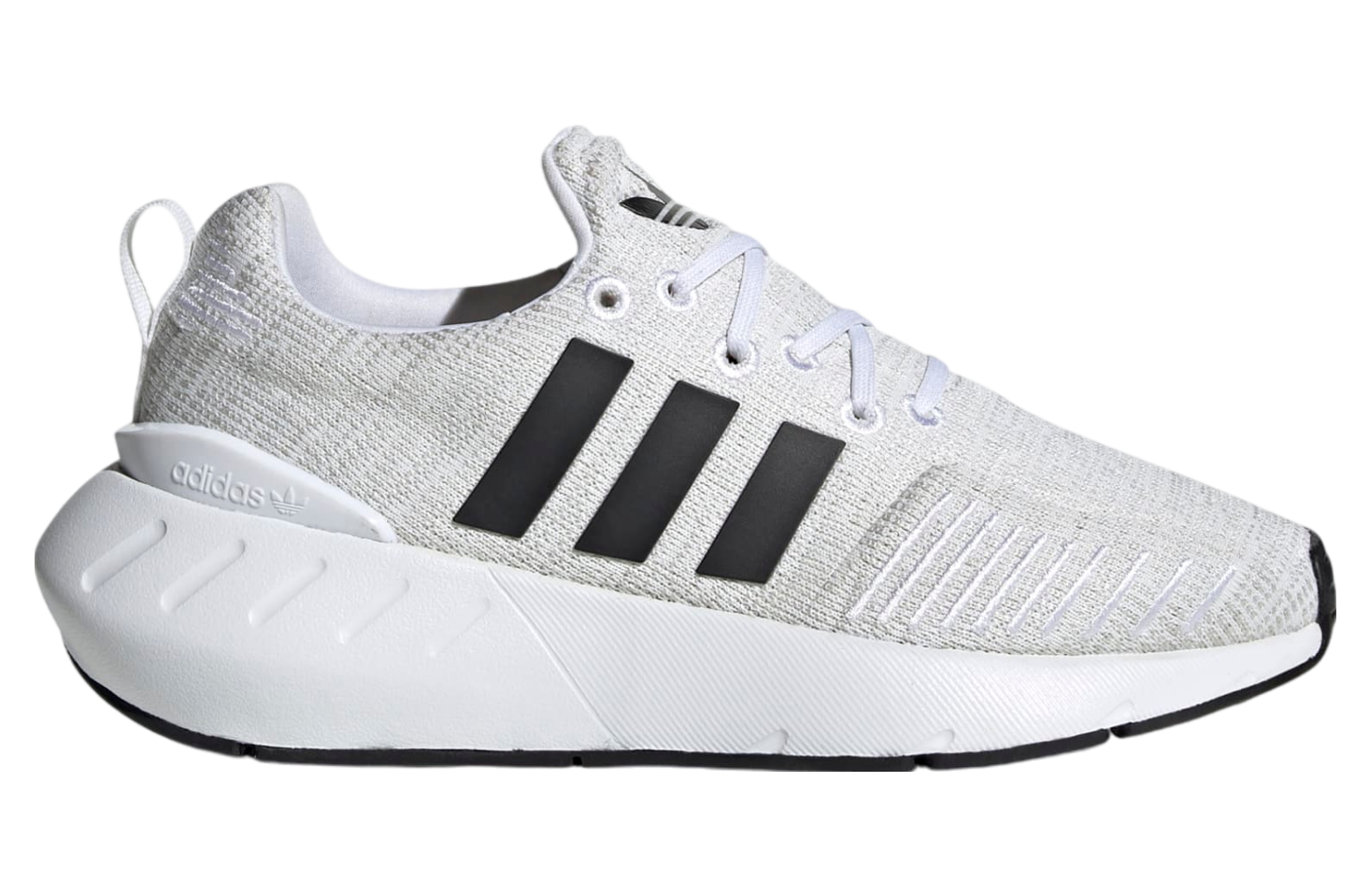 Adidas swift run gray and white on sale