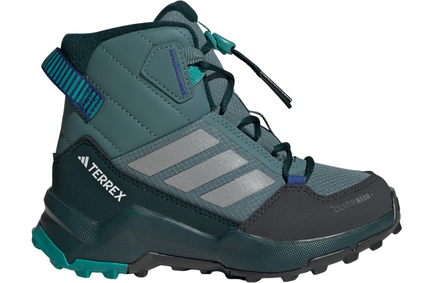 Adidas Terrex Ax4r Mid Climawarm+ GS Preloved Teal / Matte Silver