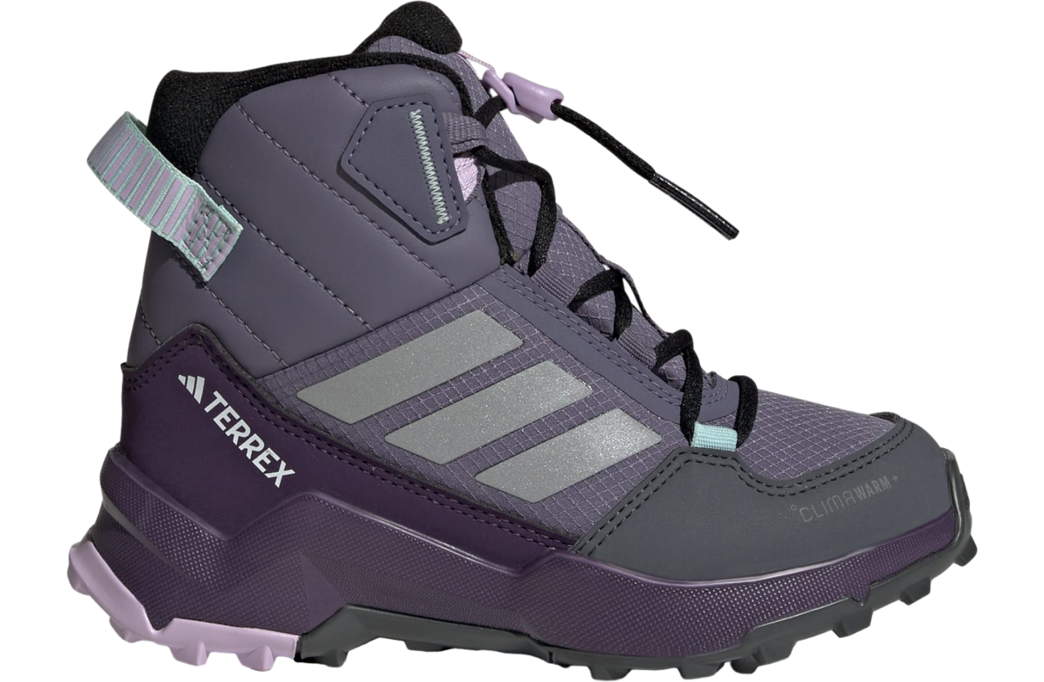 Adidas Terrex Ax4r Mid Climawarm+ GS Preloved Violet / Matte Silver