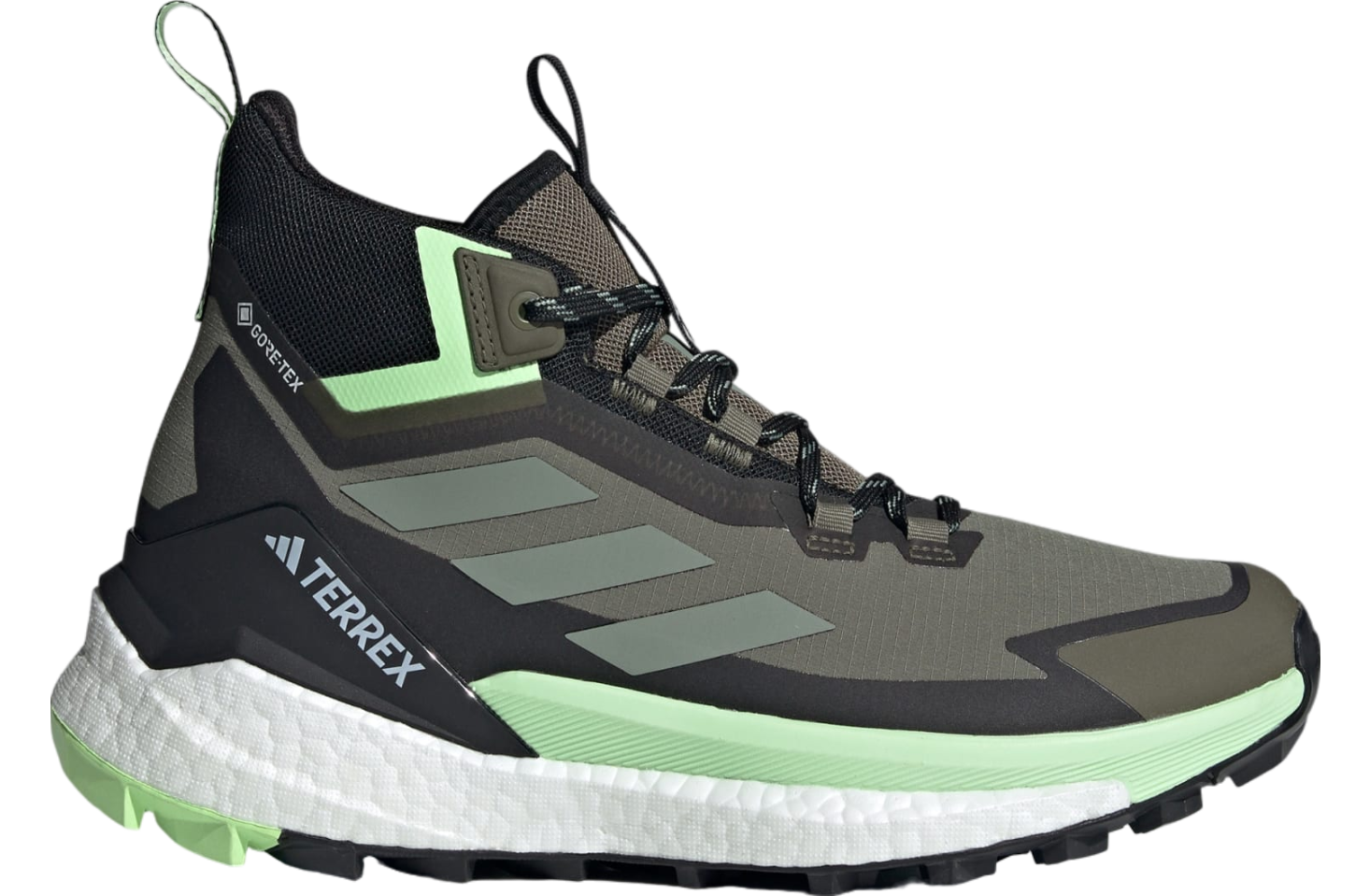 Adidas Terrex Free Hiker Gore-tex 2.0 Olive Strata / Silver Green