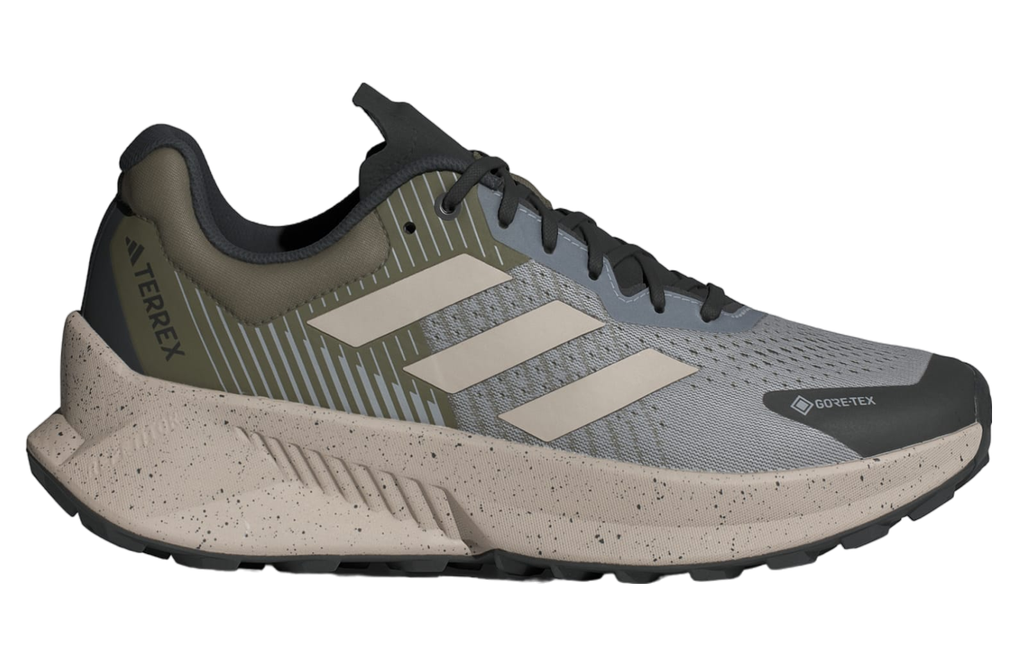 Adidas Terrex Soulstride Flow Gore-tex Charcoal Solid Grey / Wonder Beige