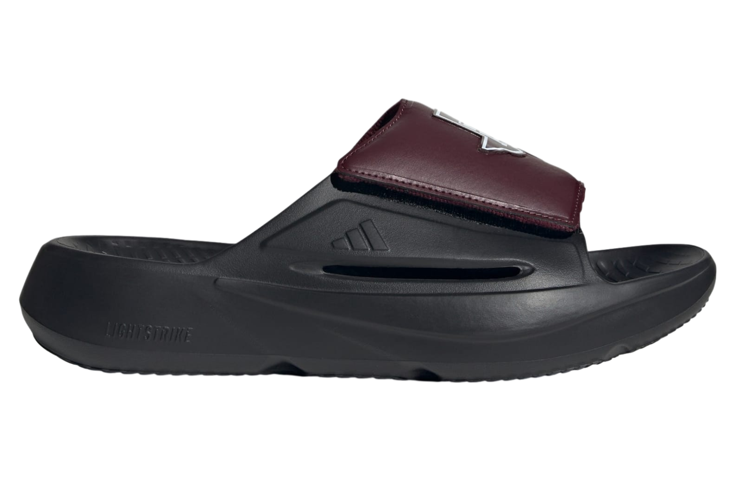 Adidas Texas A&m Aggies Lightblaze Slide Core Black / Cloud White