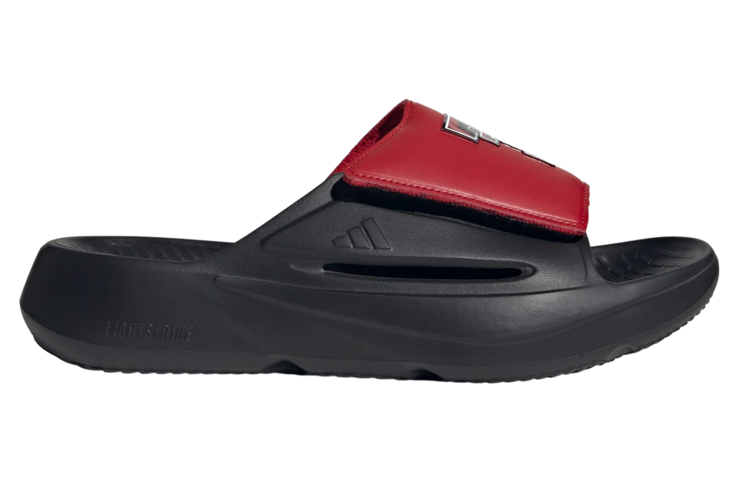 Adidas Texas Tech Red Raiders Lightblaze Slide Core Black / Cloud White