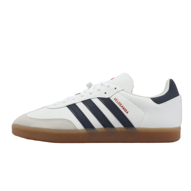 Adidas The Velosamba Vegan Cloud White / Team Navy Blue 2