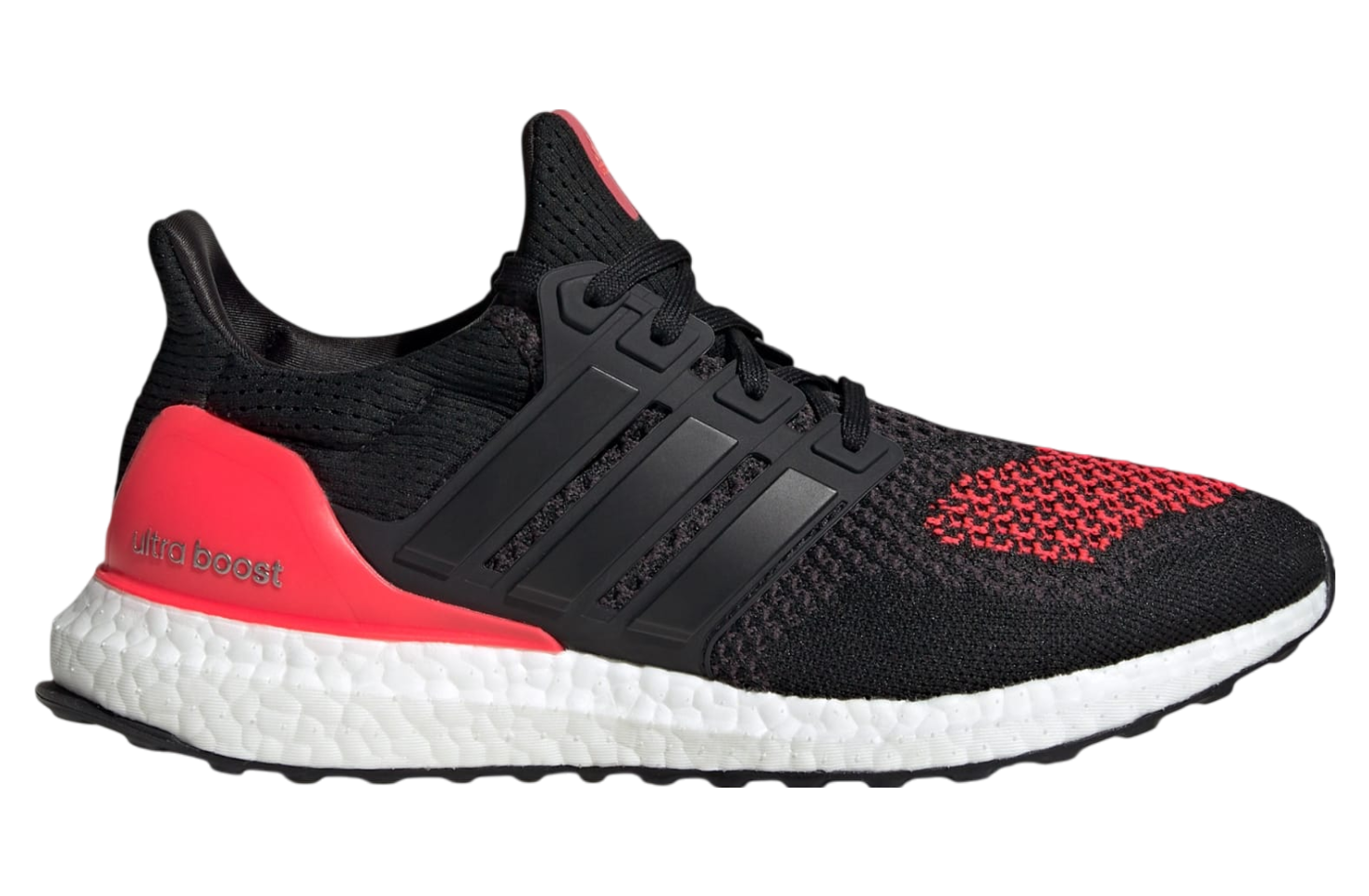 Adidas ultra boost uncaged core black red best sale